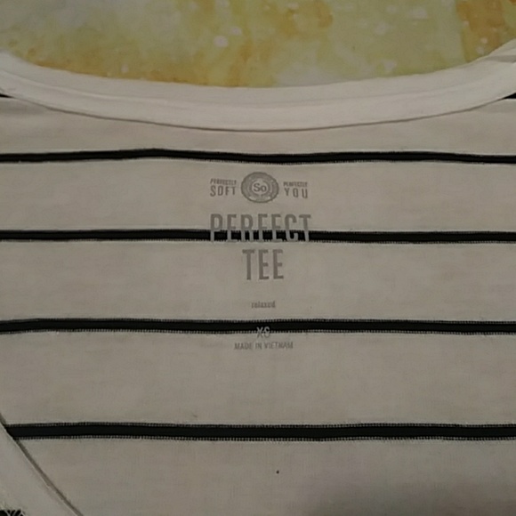 NWT Striped Relax Fit Tee - Picture 2 of 4